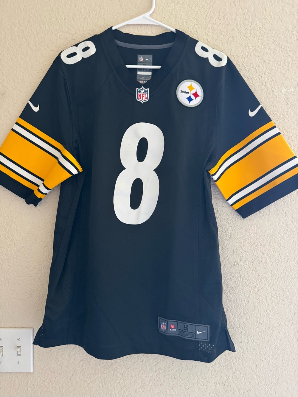 NFL Pittsburgh Steelers #8 Pickett Small On Field Jersey. Brand New, No Tags.